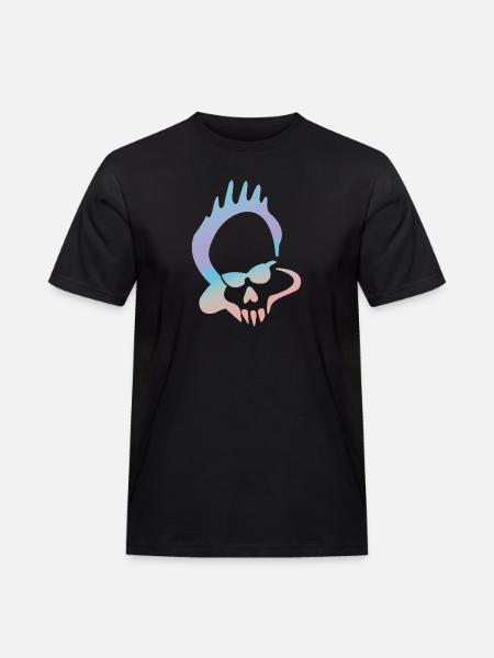Logo Mansi Venice - Männer Workwear T-Shirt - Schwarz