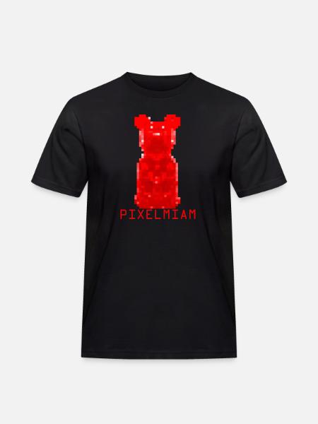 pixel nounours - T-shirt Workwear homme - noir