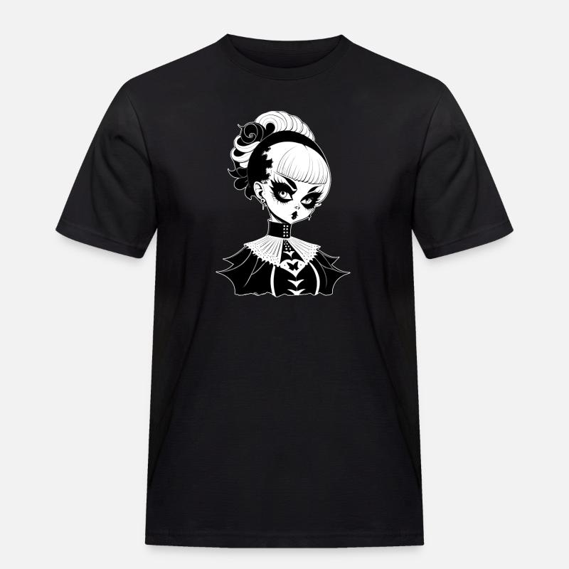 Gothic Hexe, Goth Hexerei - Männer Workwear T-Shirt - Schwarz