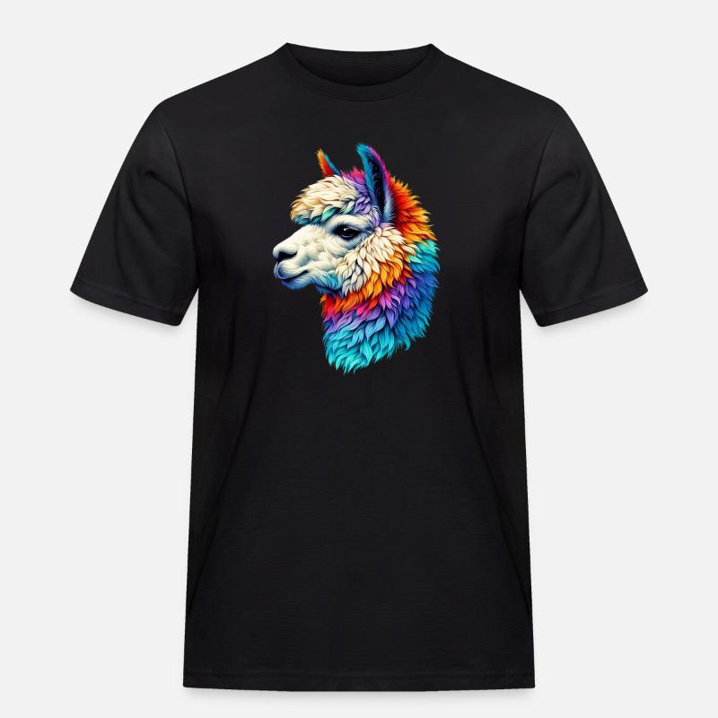 Alpaca - Men's Workwear T-Shirt - black