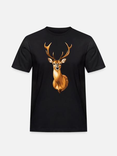 Magnificent fawn - Men's Workwear T-Shirt - black