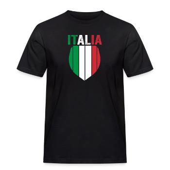Italie Italien Italien Italie - T-shirt Workwear homme - noir - Devant - AI Model Male 178 light (178cm)