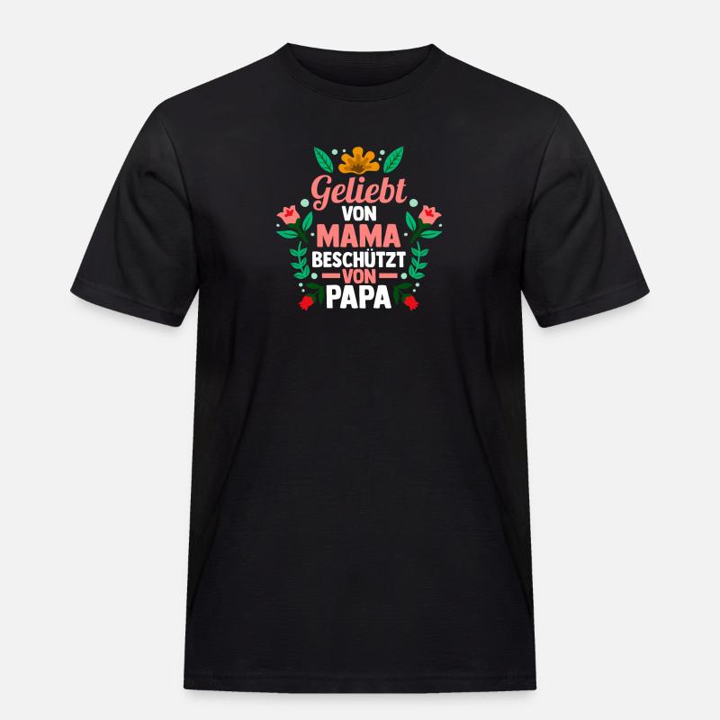 Töchter Tochter - Männer Workwear T-Shirt - Schwarz