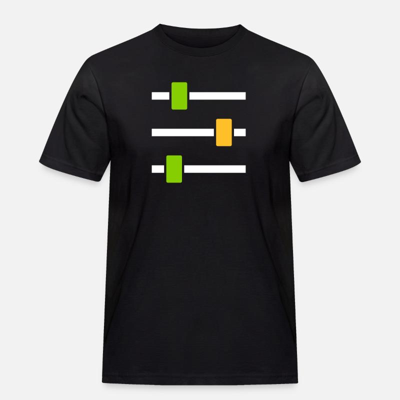 Mixer - Männer Workwear T-Shirt - Schwarz