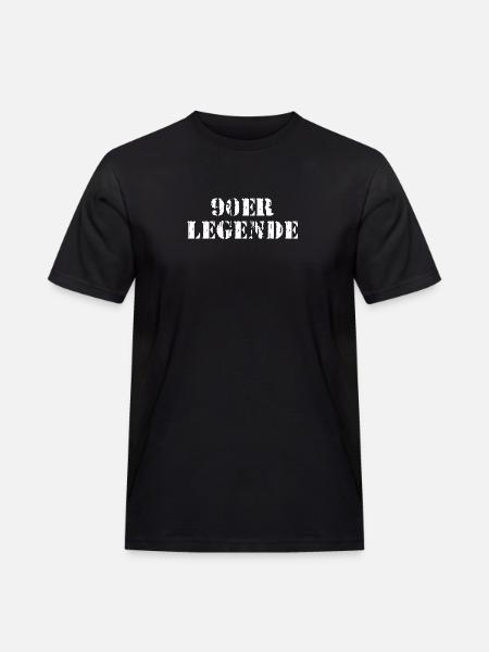 90ER LEGENDE - Männer Workwear T-Shirt - Schwarz