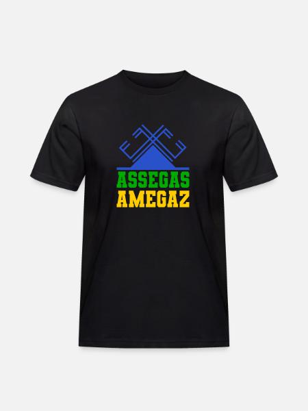 Assegas amegaz - Men's Workwear T-Shirt - black