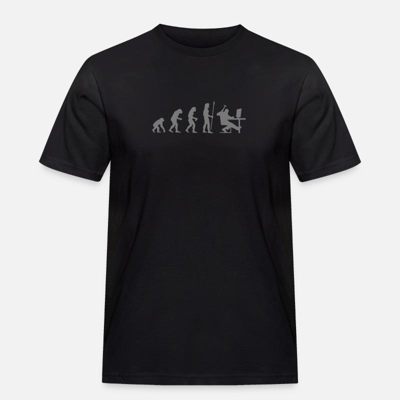 evolution_pc_1 - Men's Workwear T-Shirt - black