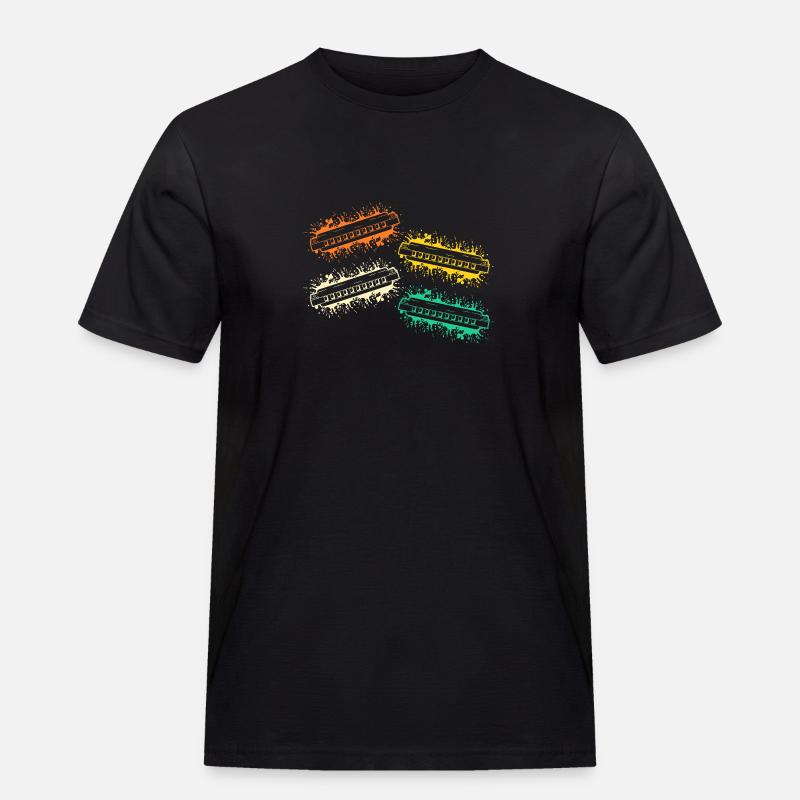 Harmonica Harmonica - Men's Workwear T-Shirt - black