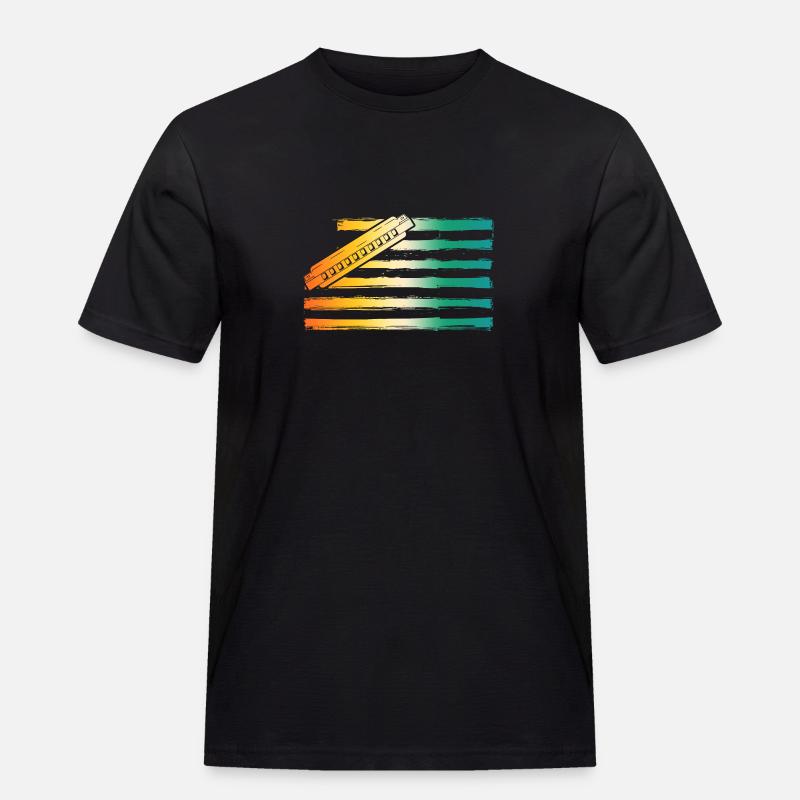 Harmonica Harmonica - Men's Workwear T-Shirt - black