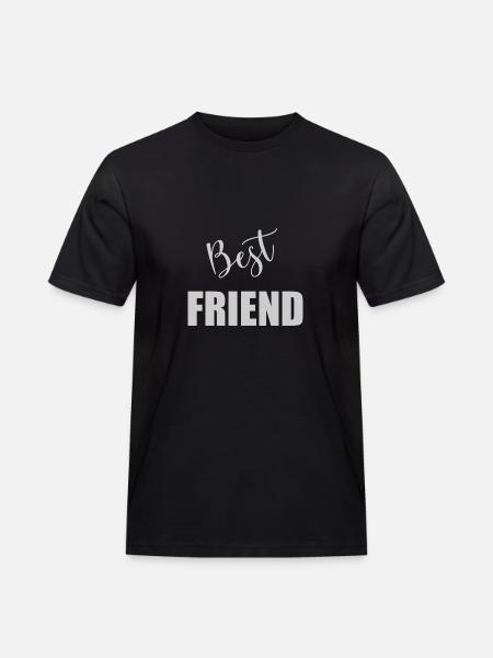 BEST FRIEND. Friend - Men's Workwear T-Shirt - black
