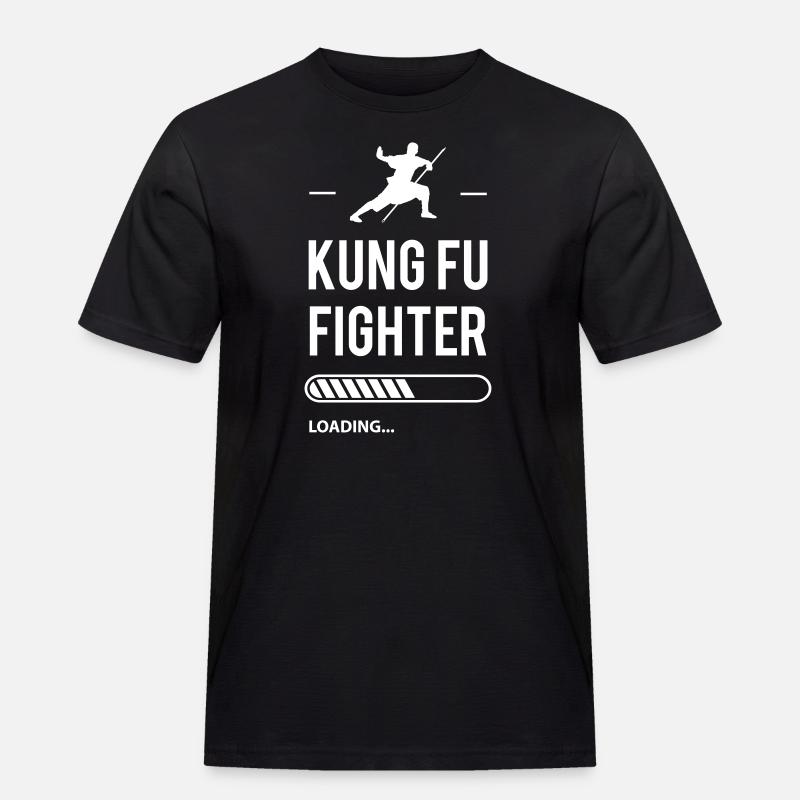 Kung-fu fighter loading - T-shirt Workwear homme - noir