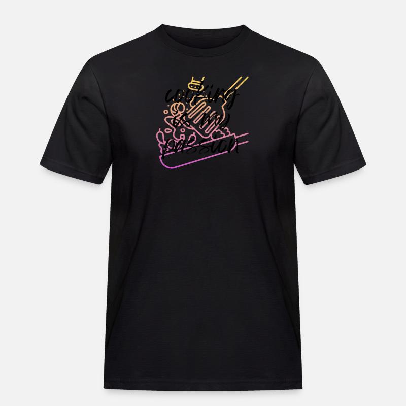 Kochen ist meine Leidenschaft! - Männer Workwear T-Shirt - undefined