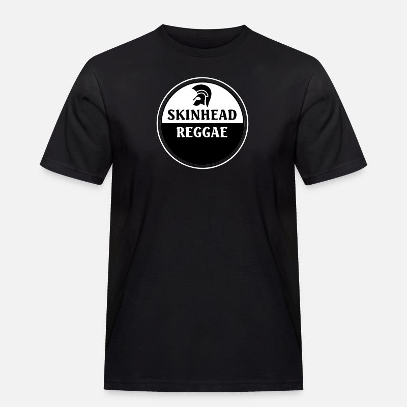 Skinhead Reggae - Männer Workwear T-Shirt - Schwarz