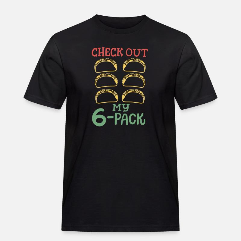 Taco Cinco de Mayo mexikanisch - Männer Workwear T-Shirt - Schwarz