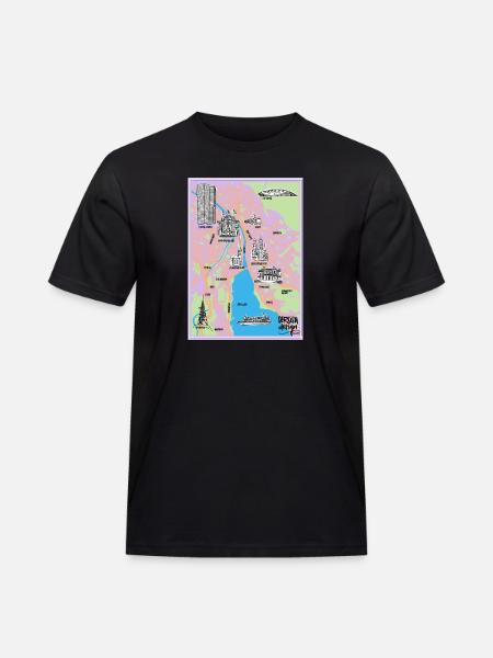 City of Zurich - Men's Workwear T-Shirt - black