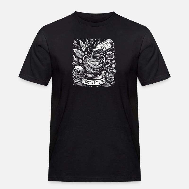 Gift-Fläschchen 3 - Männer Workwear T-Shirt - Schwarz