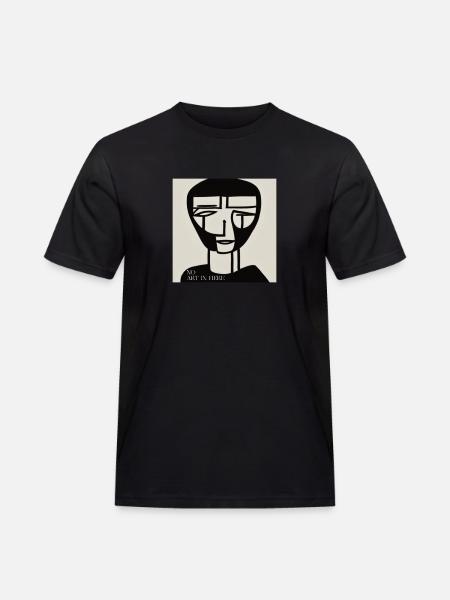 ARTWORK2 - Männer Workwear T-Shirt - Schwarz