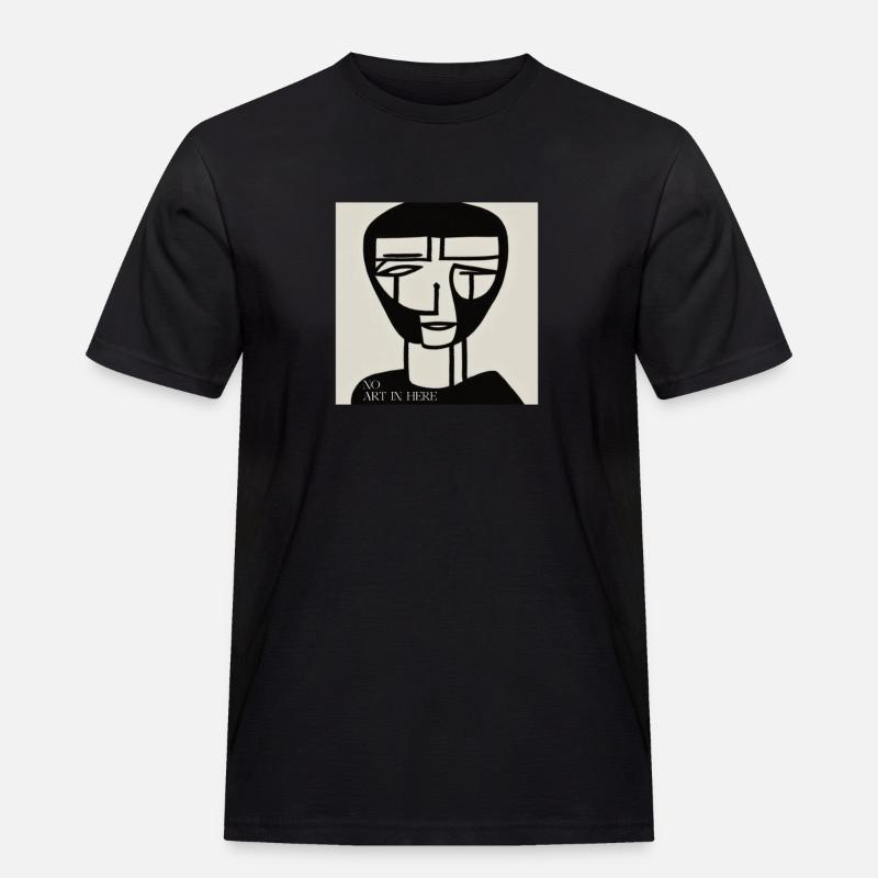 ARTWORK2 - Männer Workwear T-Shirt - Schwarz