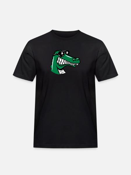 Crocodile fun funny - Men's Workwear T-Shirt - black