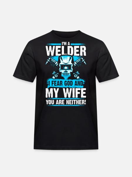 I'm a Welder - Welder - EN - Men's Workwear T-Shirt - black
