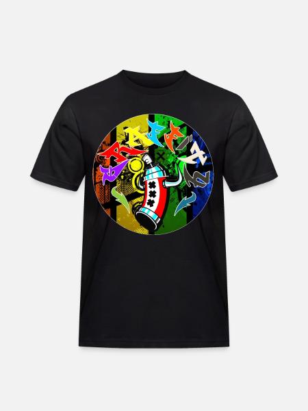 Graffiti graffiti - T-shirt Workwear homme - noir