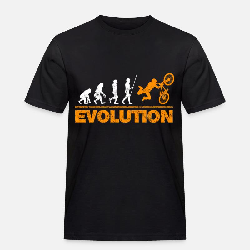 Bicycle Evolution - Men's Workwear T-Shirt - black