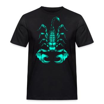 Skorpion Sternzeichen Horoskop Insekt Astrologie - Männer Workwear T-Shirt - Schwarz - Vorne - AI Model Male 178 light (178cm)