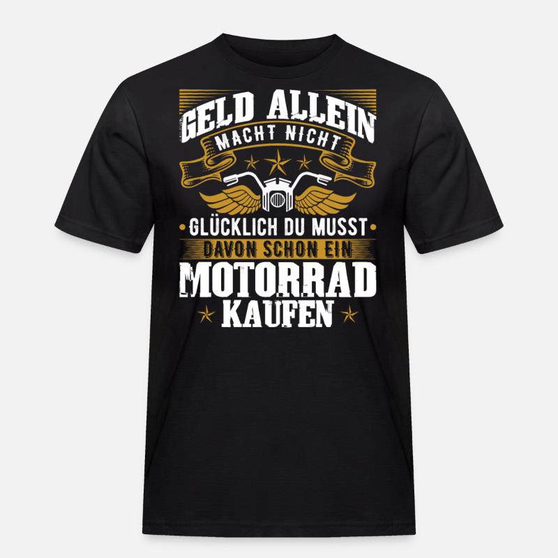 Biker Geschenkidee - Männer Workwear T-Shirt - Schwarz