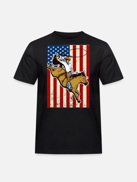 Western riding - Men's Workwear T-Shirt - black