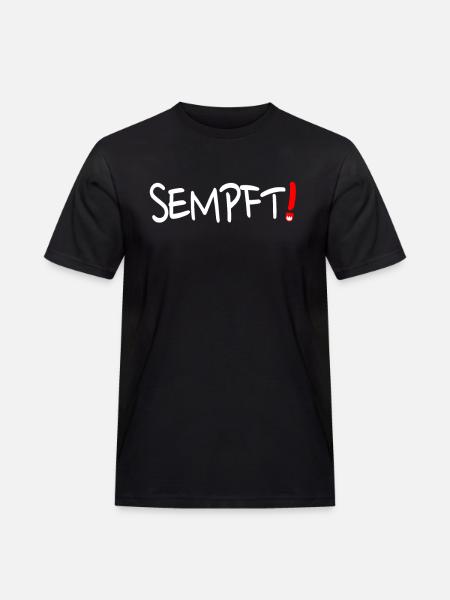 "Sempft" Franconian Franconian Franconian dialect - Men's Workwear T-Shirt - black