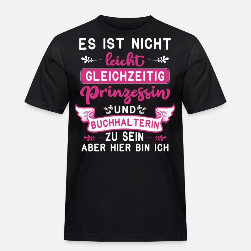 Buchhalter Buchhalter Buchhaltung - Männer Workwear T-Shirt - Schwarz