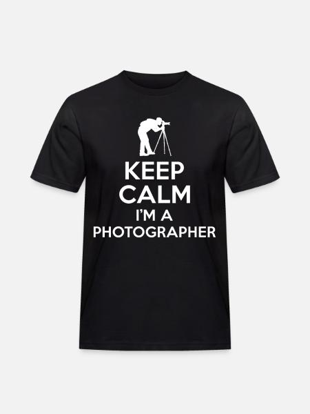 Keep calm Photographer - T-shirt Workwear homme - noir