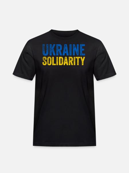 Ukraine Solidarité - T-shirt Workwear homme - noir