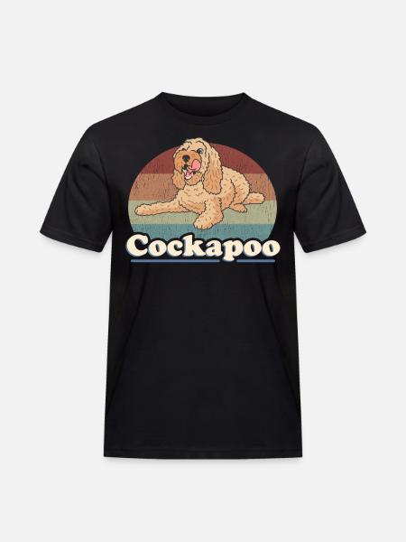 Cockapoo Hund Hundehalter Hundebesitzer Geschenk - Männer Workwear T-Shirt - Schwarz