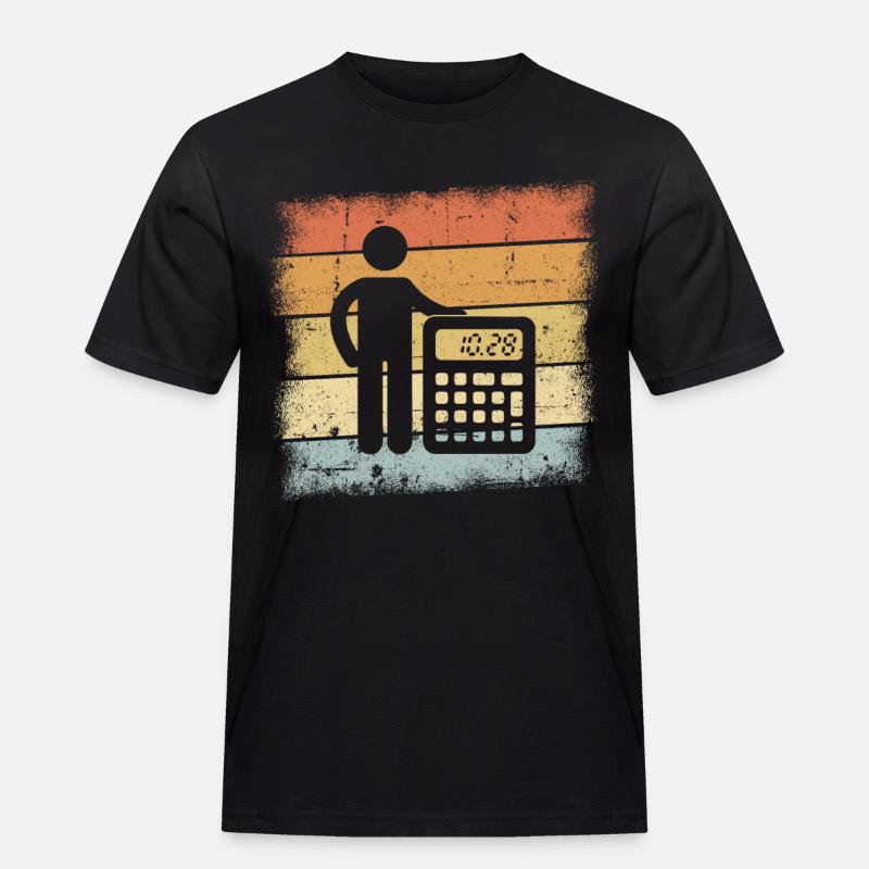 Buchhalter Geschenk - Männer Workwear T-Shirt - Schwarz