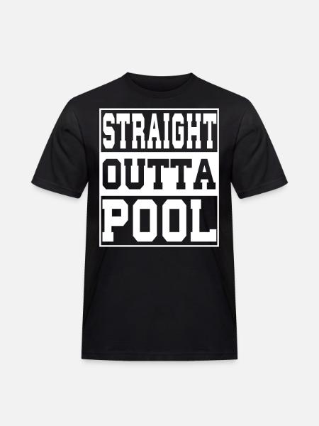 Pool saying funny - Men's Workwear T-Shirt - black