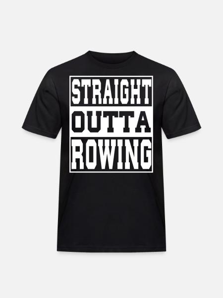 Rowing saying funny - Men's Workwear T-Shirt - black