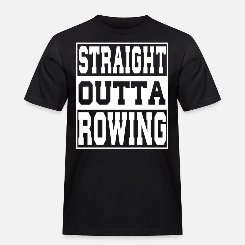 Rowing saying funny - Men's Workwear T-Shirt - black