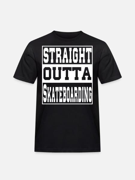 Skating saying funny - Men's Workwear T-Shirt - black