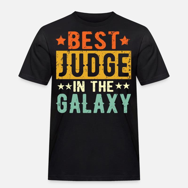Best Judge ever Richter Geschenk - Männer Workwear T-Shirt - Schwarz