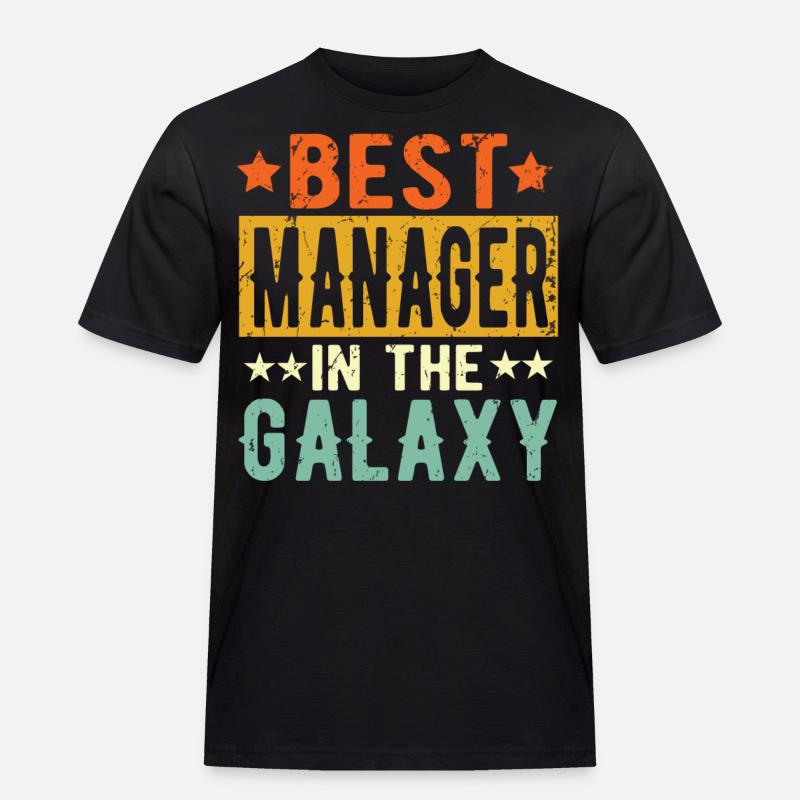 Best Manager ever Manager Geschenk - Männer Workwear T-Shirt - Schwarz
