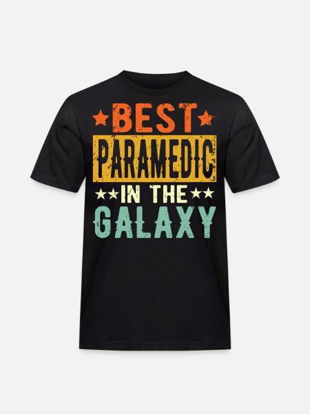 Best paramedic ever - Men's Workwear T-Shirt - black