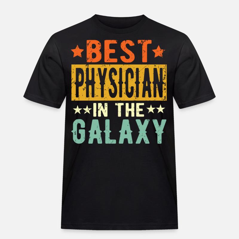Best Physiker galaxy Physiker Geschenk - Männer Workwear T-Shirt - Schwarz