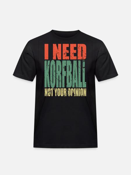 Korfball saying funny - Men's Workwear T-Shirt - black