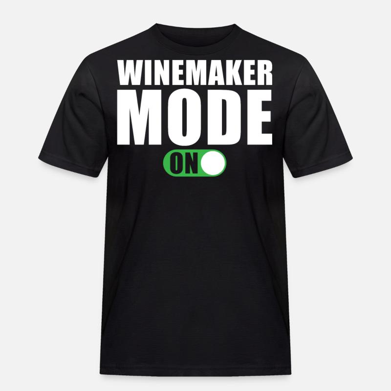 Winemaker mode On - Men's Workwear T-Shirt - black