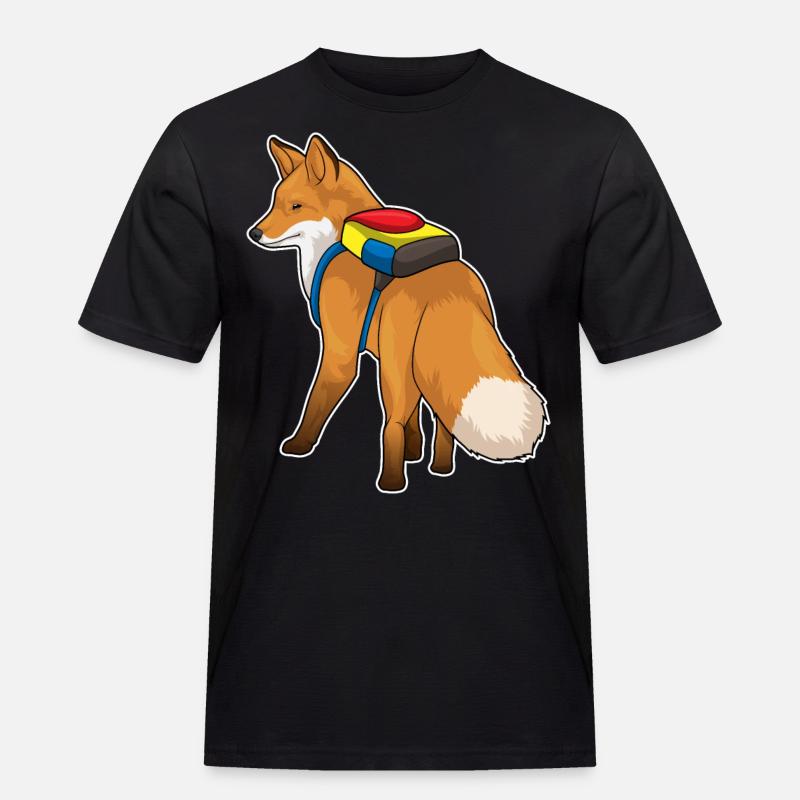 Fuchs Backpack - Men's Workwear T-Shirt - black