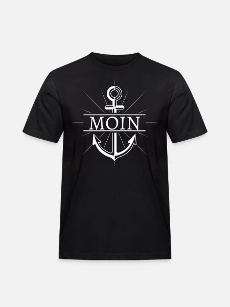 Moin - Männer Workwear T-Shirt - Schwarz