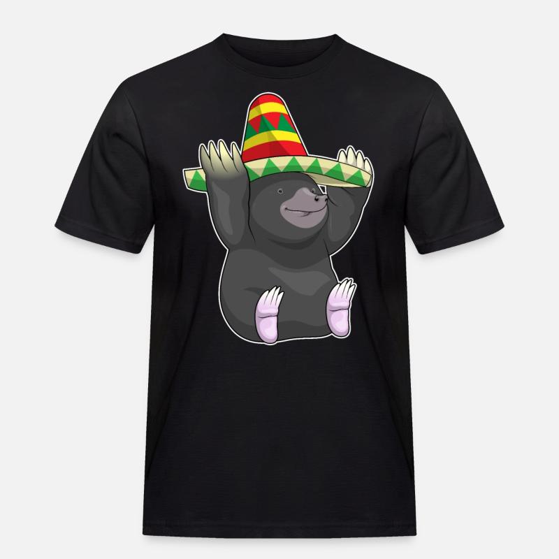 Mole Mexican Hat - Men's Workwear T-Shirt - black