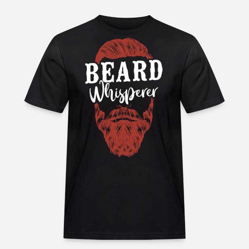 Beard Lover Bearded Man Ginger - Männer Workwear T-Shirt - Schwarz