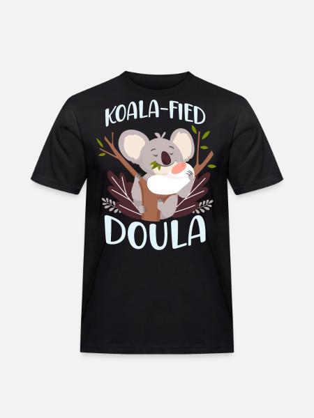 Doula accoucheuse Koala - T-shirt Workwear homme - noir